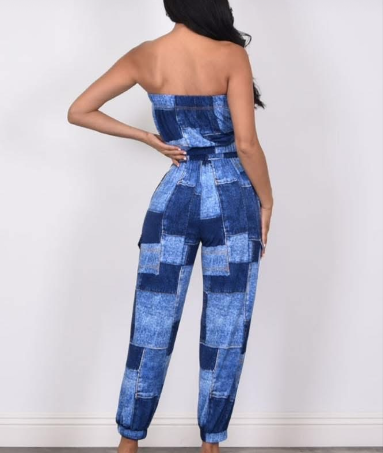 Denim Blue Jogger Set