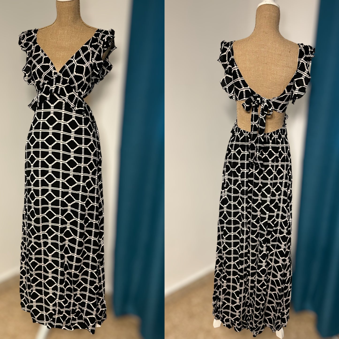 Geometric Tribal Maxi Dress