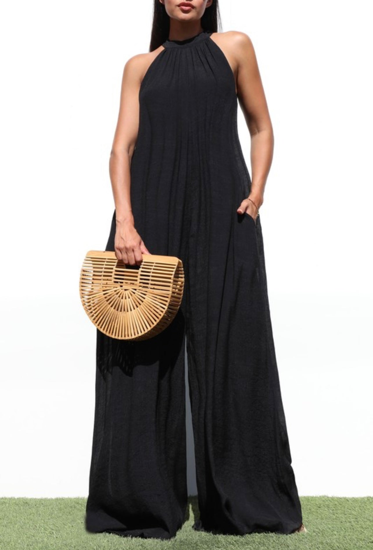 Noir Palazzo Jumper