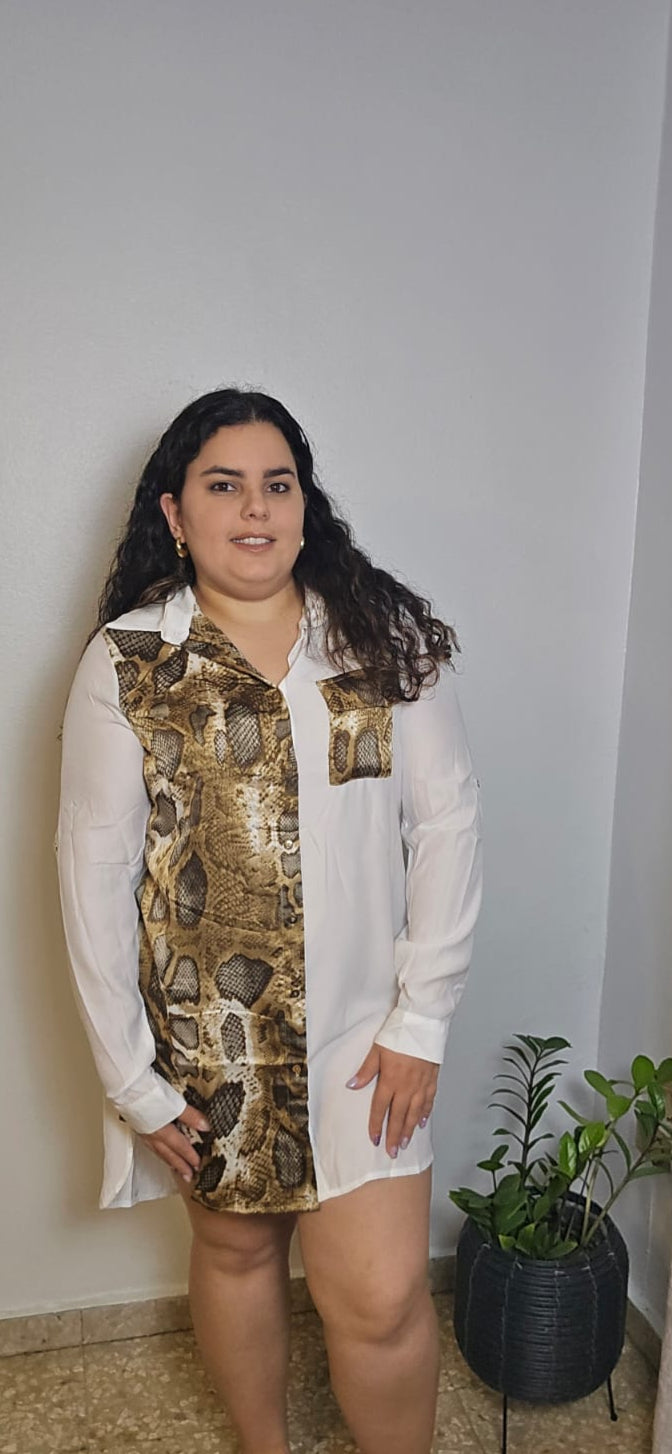 Savage Print Dress