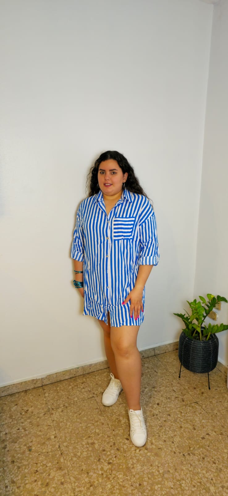 Stripe Mini Dress