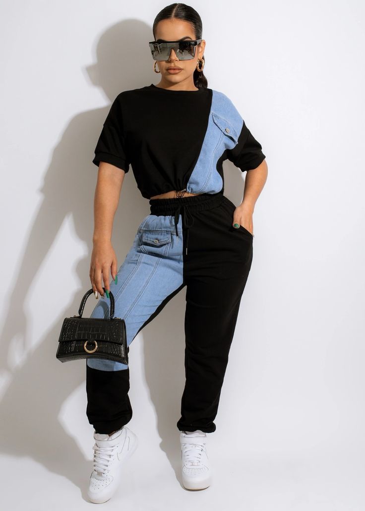 Denim Black set