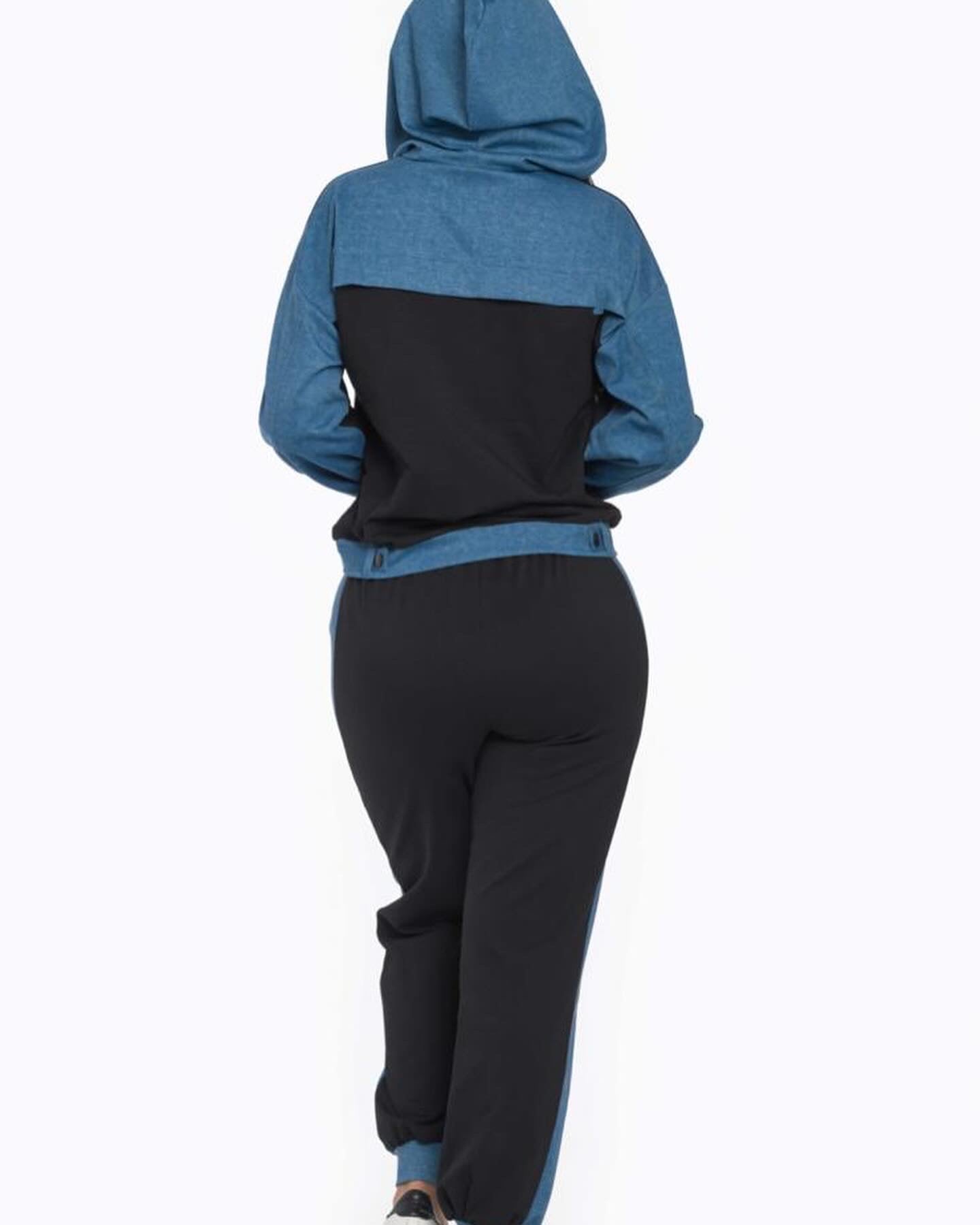 Hoodie black set