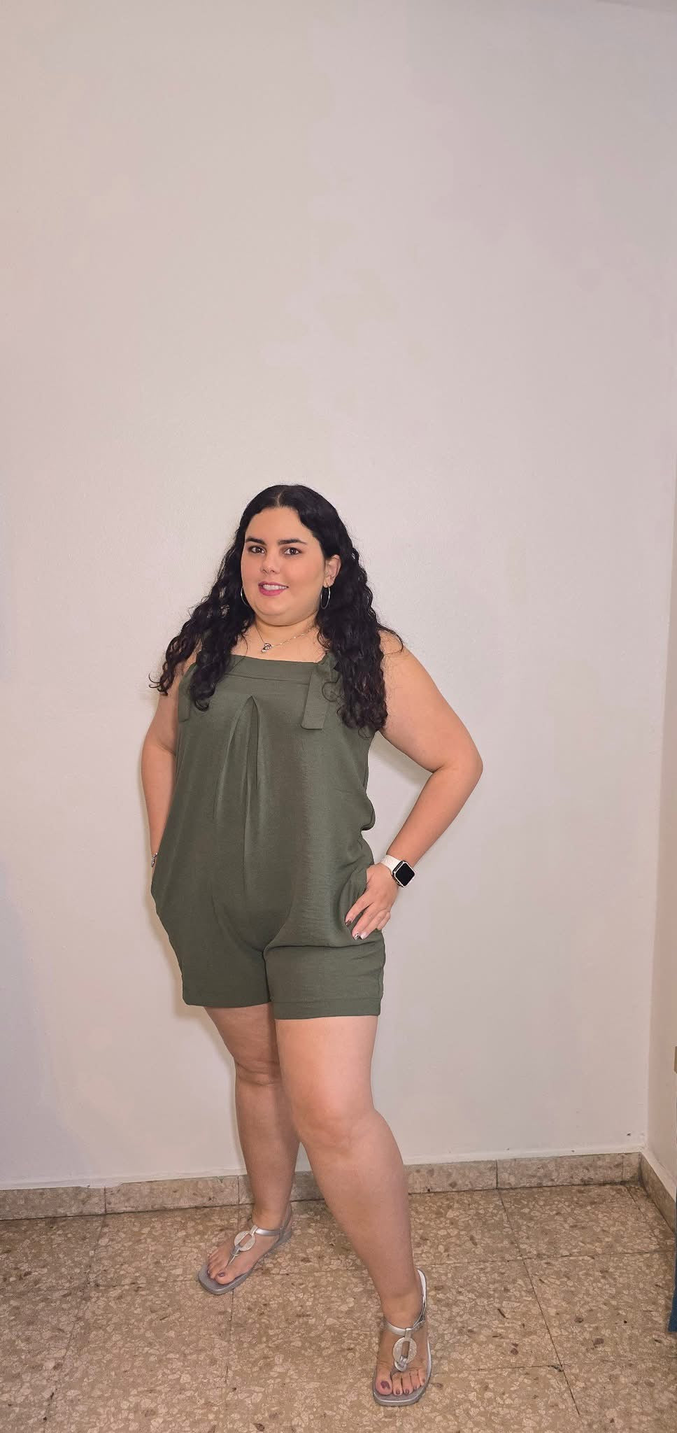 Olive Romper