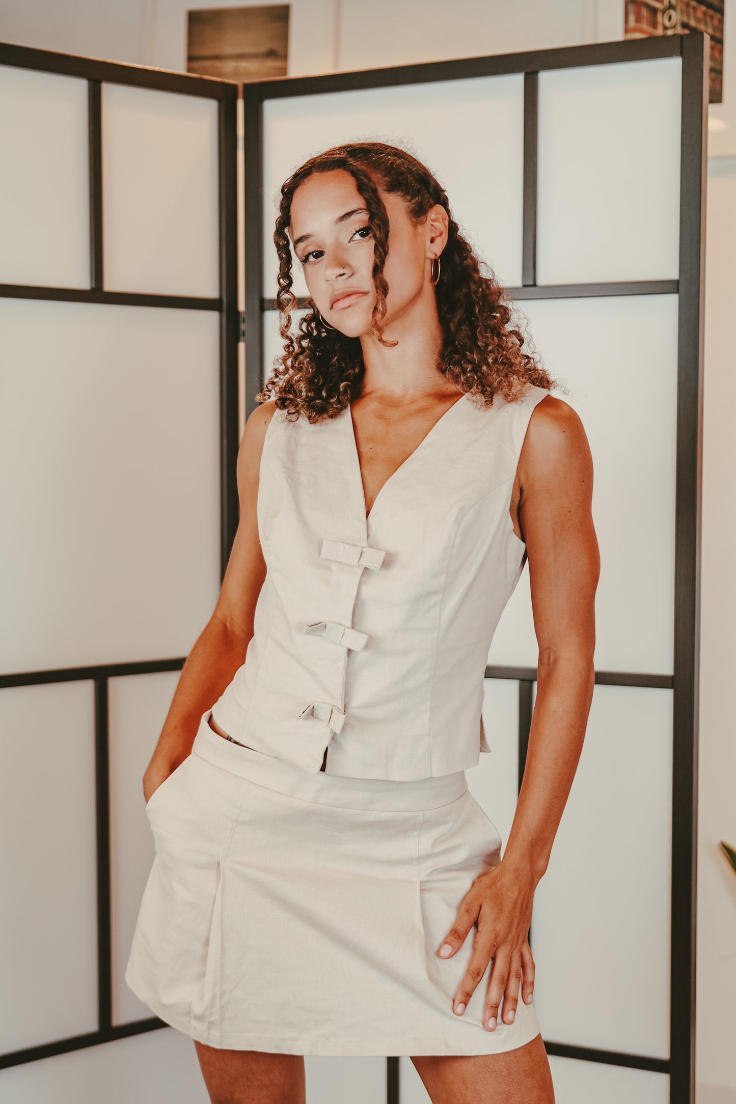 Coastal Ivory Skort Set