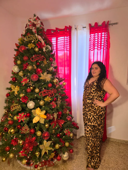 Leopard Palazzo Jumper