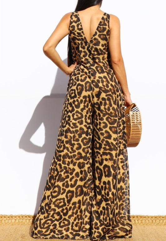 Leopard Palazzo Jumper