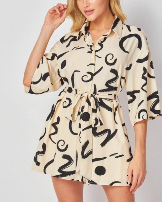 Abstract Romper