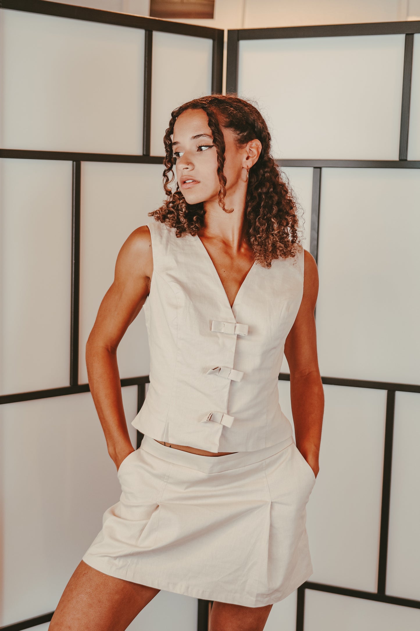Coastal Ivory Skort Set