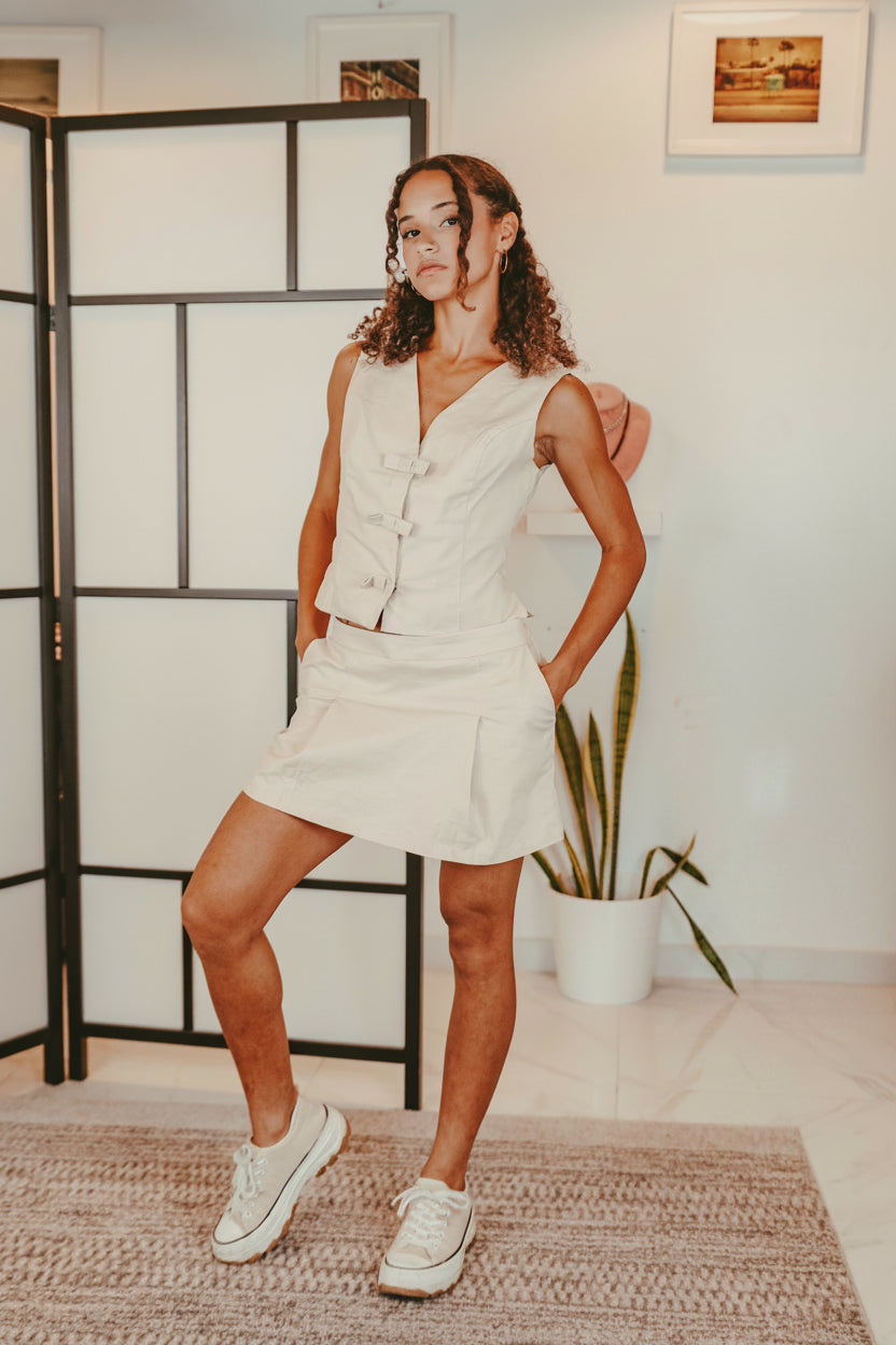 Coastal Ivory Skort Set