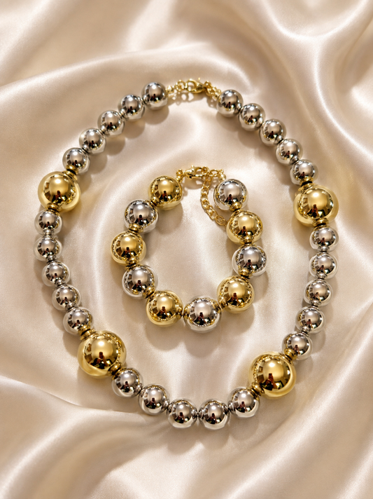 Conjunto Elegancia Bicolor
